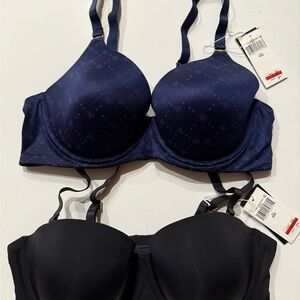 Ralph Lauren Luxe Smoothing Convertible Strapless and Comfort T-shirt Bras 40 C